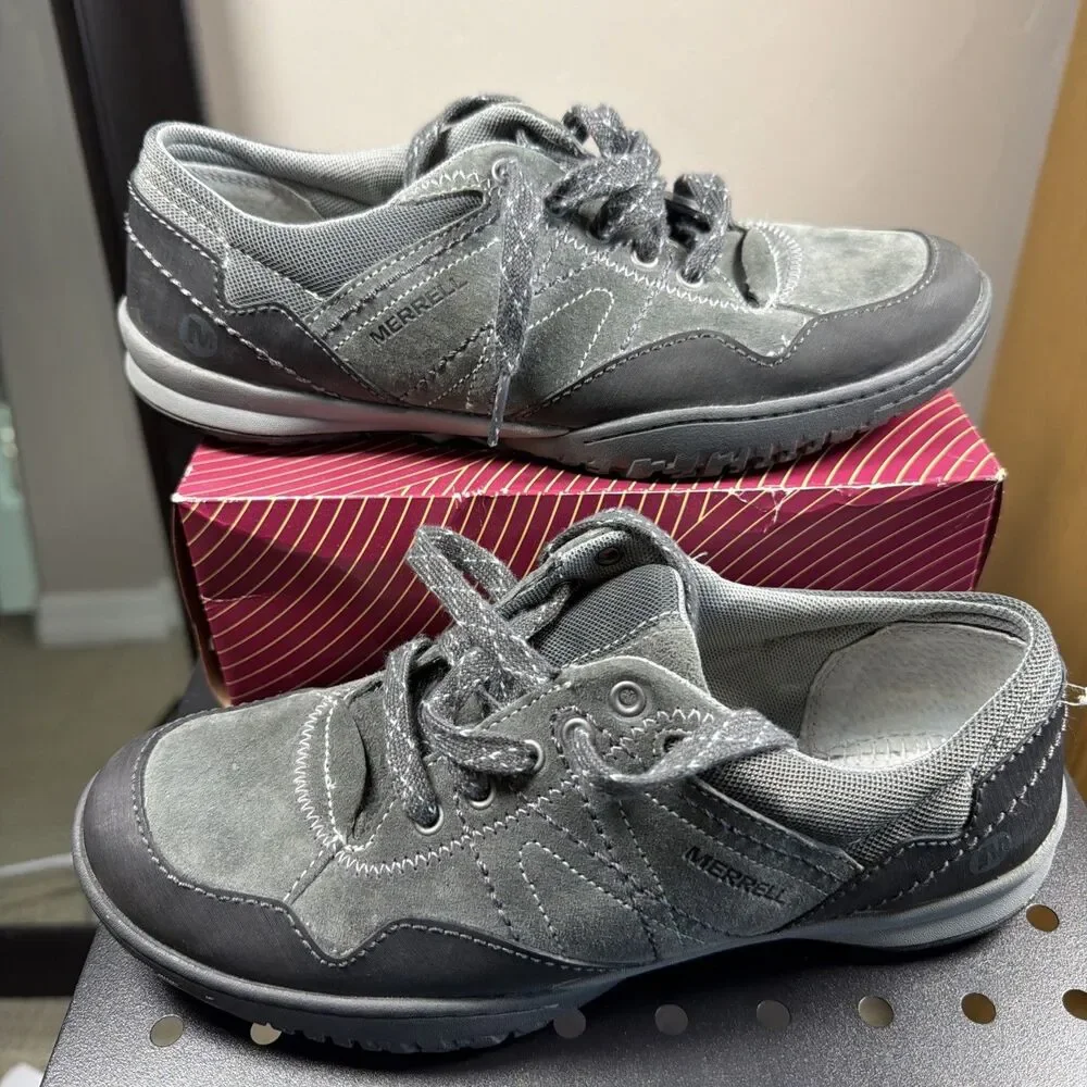 Merrell Granite Womens 7 Grey Low Hiking Shoes